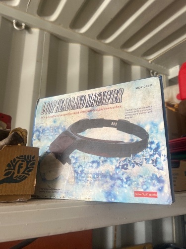 LED Loop Headband Magnifier with Built-In Light - As New