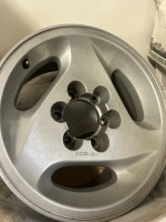 2x Silver 3-Spoke Alloy Rims &ndash; 5-Stud - 2