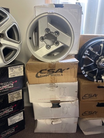 5x Silver 3-Spoke Alloy Rims &ndash; 5-Stud