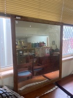 Large Timber-Framed Wall Mirror