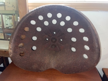 Massey Harris Collectable Cast Iron Tractor Seat