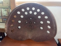 Massey Harris Collectable Cast Iron Tractor Seat