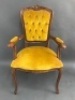 Button Backed Bedroom Armchair