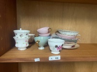 Mixed Lot of Cups and Saucers