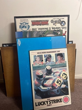 Assorted Framed Motorsport Memorabilia &ndash; Lucky Strike Racing, BMW & Craig Lowndes