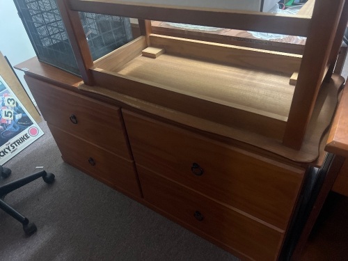 Wooden Four-Drawer Wardrobe