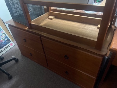 Wooden Four-Drawer Wardrobe