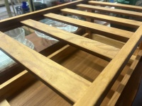 Timber Wine Rack With Slatted Bottle Storage - 2