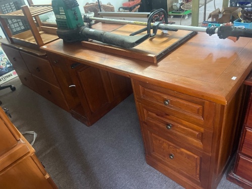 Large Timber Office Desk
