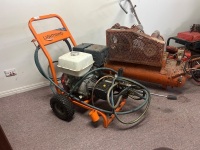 Lightning Series Petrol-Powered High Pressure Washer With Hoses And Accessories