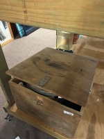 Box of Assorted Stainless Steel Items - Possibly Grill Tray with Wire Rack? - 2