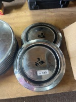 2 x Holden Hubcaps - HK, HT, HG, HQ, HJ, HSl, HZ, WB, VB