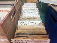 2 x Plastic Boxes of Mixed Records with Various Genres - 3