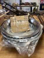 4 x Stainless Steel Wheel Trims - 14"