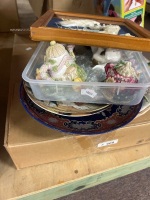 Mixed Lot of Collectable Plates and Large Box Lot of Cups and Saucers and Figurines - 2