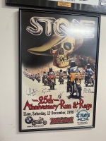 2 x Framed Prints - Signed - One Stone 25th Anniversery Run and Rage and Sketchpad Ford GT Signed Rob 96' - 5