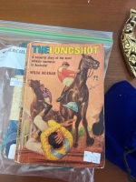 Penguin paperbacks Daniel Ecclestone Sabatini and Wilda Moxham The Longshot Horwitz 1964 - 2