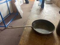 Brass Frying Pan and Cannister - 2