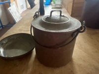 Brass Frying Pan and Cannister - 3