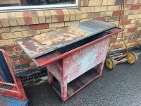 Parts Washer Bin and Two Grease Guns