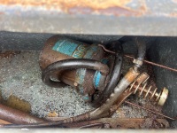 Parts Washer Bin and Two Grease Guns - 2