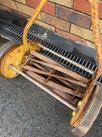 Pope Yellow Manual Cylinder Lawn Mower with Rubber Wheels - 2