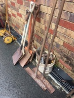 Concreters Tools Lot Shovels Floats and Bucket - 2