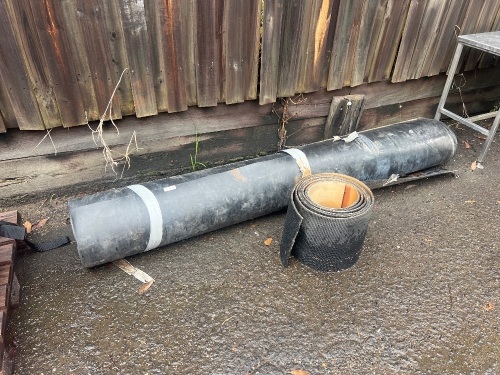 Large Roll Black Plastic Sheeting 2 to 2.5mm Thick