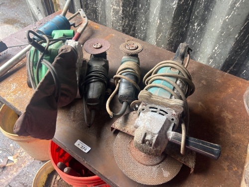 Mixed Power Tools Lot Angle Grinders