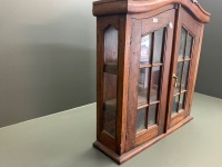 Contemporary Mahogany Table Top Display Case - 4