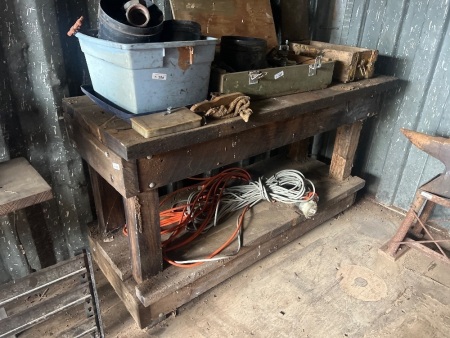 Home-Made Wooden Workbench