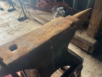 Rusty Blacksmith Anvil on Metal Stand - 5