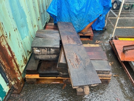 Mixed Lot of Timber Beams and Planks