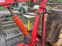 Red Hydraulic Engine Hoist - 2
