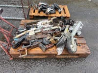 Mixed Lot of Hitch Attachments Leaf Springs and Jacks