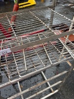 Metal Shelving Unit with Wire Mesh Shelves - 2