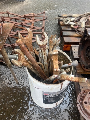 Mixed Lot of Spanners and Wrenches