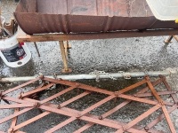 Rusty Flexible Harrow with Galvanised Towing Hitch - 2