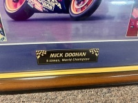 Framed Mick Doohan Memorabilia - 2