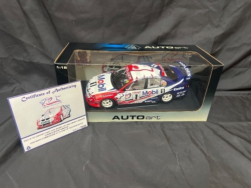 1999 Holden Commodore VT # 1 Craig Lowndes Mobil HRT - Winner ATCC - 0004/7020 AUTOart A89961