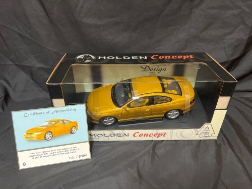 2003 Holden Monaro Concept EVO 2 in &ldquo;Mustard&ldquo; - 0004/8004 - AUTOart 73432