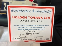 1976 Holden Torana LH L34 # 2 John Harvey - HDT ATCC - 0004/2000 - AUTOart - Certificate Signed John Harvey - 5