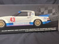 1983 Mazda RX7 # 43 Allan Moffat - Winner ATCC - 0148/2000 - Biante BNA0003 - Certificate Signed Allan Moffat; (w/ stickers) - 2
