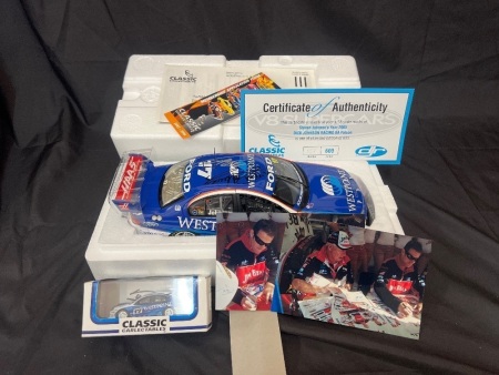 2005 Ford Falcon BA XR8 # 17 Steven Johnson - DJR Westpoint ATCC - 0157/0600 - Classic Car 18177 - Car Signed Dick Johnson w/ Photos of Signing [Include 1/64 Model 64078 with This Lot]