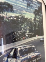 Signed Dick Johnson Ford Falcon XC Bathurst Print &ndash; Framed - 2