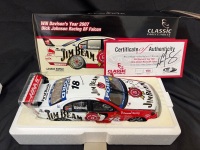 2007 Ford Falcon BF XR8 # 18 Will Davison - DJR Jim Beam ATCC - 0954/1000 - Classic Car 18294 - Car & Certificate Signed Will Davison