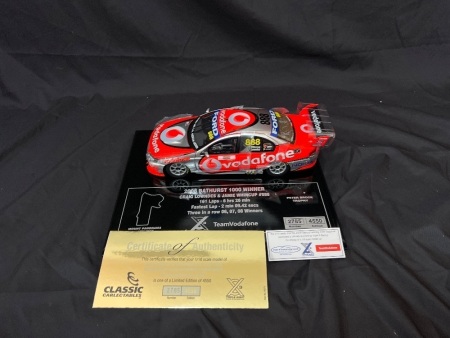 2008 Ford Falcon BF XR8 # 888 Lowndes/Whincup - Winner on Base - Bathurst - 2785/4550 - Classic Car 18373 - Include 2785/4550 Base with this Model