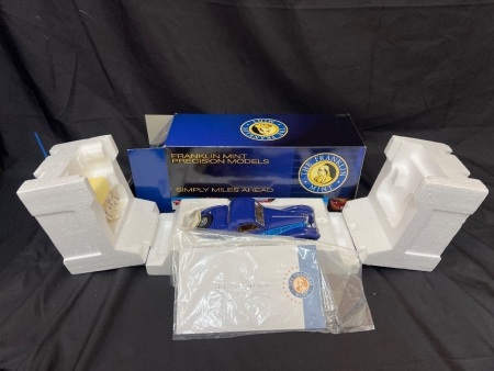 1936 Bugatti Type 57SC (MIB) - 0764/2500 - Franklin Mint B11E243