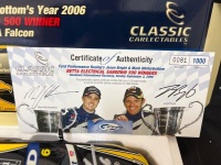 2006 Ford Falcon BA XR8 # 6 Jason Bright/Mark Winterbottom - FPR Winner Sandown - 0081/1000 - Classic Car 18270 - Car Signed Mark Winterbottom; Certificate Signed Jason Bright & Mark Winterbottom - 6
