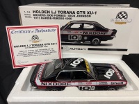 1973 Holden Torana LJ GTR XU-1 # 10 Johnson/Forbes - Hardie-Ferodo 1000 - 0037/1116 - AUTOart 87361 - Car Signed On Roof Dick Johnson